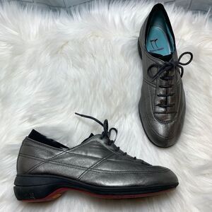 Thierry Rabotin Metallic Silver Shoes Sz 36.5/5.5